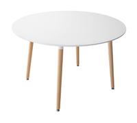 Table ronde 120cm blanche martha