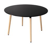 Table ronde 120cm noire martha