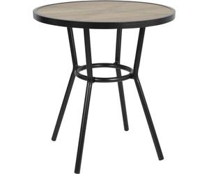Table ronde d'extérieur Bolero Marston noire 700 mm