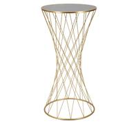 Table d'Appoint en Métal "Tower" 100cm Or