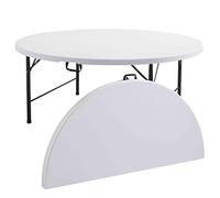 Table Ronde Pliante 180cm - Lot de 5