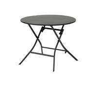 Table ronde pliante Greensboro 4p graphite Hespéride