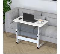 Table Roulante de Lit Canapé - LDSZXNE - Hauteur Réglable - Érable