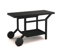 Table roulante en acier pour plancha Forge Adour - Noir