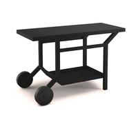 Forge Adour - Table roulante pour plancha TRA N - 2 roues, 50 kg, compatible 45/60/75 cm - Noir