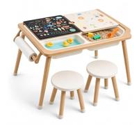 Table sensorielle et Chaise avec 2 bacs