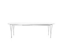 Table super-elliptique B619 extensible chromed steel base