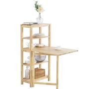 Table surélevée - Table de salle à manger à rallonges - Table de cuisine - Bois - 98 x 126 x 60 cm