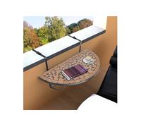 Table suspendue de balcon Terre cuite Mosaïque
