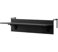 Table suspendue pour balcon 12 x 32 pouces Table de bar pliable pour balustrade de terrasse