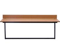 Table suspendue pour balcon 15 x 39 pouces Table de bar pour balustrade de terrasse Réglable
