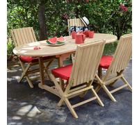 Table teck sirius 120/180x90cm