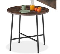 Table de salle à manger style industriel Bois foncé industriel, rustique