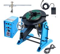 Table tournante de soudage 80 W Positionneur de soudage 1-12 tr/min Manipulateur 30 kg(horizontal)/15 kg(vertical) Table tournante 0-90° Angle d'inclinaison Mandrin à trois mors KD200 pour couper, meu