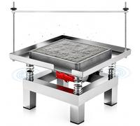 Table vibrante béton, établi en acier inoxydable échantillons de laboratoire et travaux de ciment, 35 cm