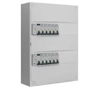 Tableau 2 Rangées Pré-équipé 2 Inter. Diff. 63a + 10 Disjoncteurs Siemens