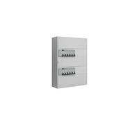 Tableau 2 rangées pré-équipé 2 inter. diff. 63A + 10 disjoncteurs-SIEMENS