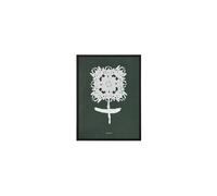 Tableau 30x40 cm Vert foncé et Blanc HDTale