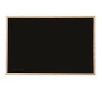 Tableau noir, bois naturel, 400 x 300 mm, noir