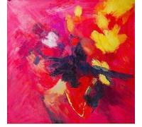Tableau abstrait Flamboyant Multicolore