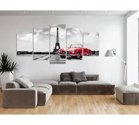 Tableau acoustique Paris Auto 200 x 100 cm Tableaux Mousse acoustique Absorbeur acoustique haute performance Toile insonorisante 5 pièces Tableau mural Acoustique intérieure Isolation acoustique 03010