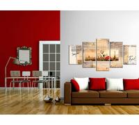 Tableau acoustique Tour Eiffel Paris 200 x 100 cm Tableaux Mousse acoustique Absorbeur acoustique haute performance Isolation acoustique Toile 5 pièces Tableau mural Acoustique intérieure Isolation ac