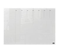 Tableau acrylique planning hebdomadaire, A3,transparent