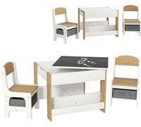 Tableau blanc 2 en 1 - Kit - À monter soi-même - Blanc