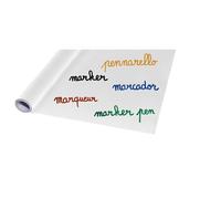Tableau Blanc - Adhésif - Effaçable - Rouleau De 60 X 200cm - Bureau - Scolaire - Wonday