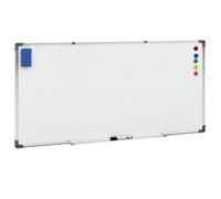 Tableau blanc - Blanc - 110x60 cm - Acier laqué - Aluminium - Magnétique