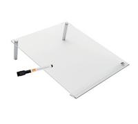 Tableau blanc bloc-notes acrylique, A4, transparent