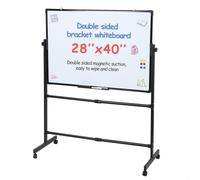 Tableau Blanc - CREMLANK - Hauteur réglable - double face - 70X100X102-192CM - style chevalet