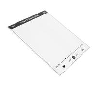 Tableau Blanc Effaçable Magnétique pour Réfrigérateur et Congélateur | Bloc-notes de Messages, Listes de Tâches et Rappels, Planification Quotidienne, Aimant Souple, Usage Familial