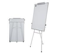 Tableau Blanc Effacable sur Pied,Tableau Magnétique de Chevalet,70x100cm Hauteur Réglable avec Support,Whiteboard Cadre en Aluminium,Mobile Paperboard Pliable de Tableau de ConféRence (70*100cm-Blanc)