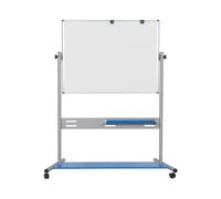 Tableau blanc émaillé pivotant double face 150 x 120 cm Evolution Bi-Office