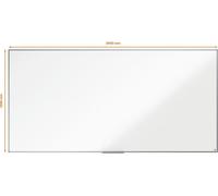 Tableau blanc Essence mélamine non magnétique cadre aluminium 2400x1200mm blanc.
