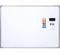Tableau blanc HWC-C84, tableau magnétique Memoboard Pinnwand, accessoires inclus ~ 110x80cm