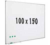 Tableau blanc Kline - Acier laqué - Magnétique - Blanc - 100x150cm