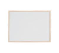 Tableau blanc laqué cadre bois 60 x 90 cm Bi-Office
