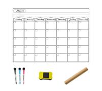 Tableau Blanc Magnétique A3 Pour Planificateur Mensuel, Calendrier, Aimant Pour Réfrigérateur, Message Effaçable B85b