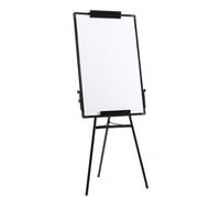 Tableau blanc magnétique avec support, 70 x 100 cm, tableau de présentation sur trépied avec porte-crayons. Idéal pour les bureaux, les écoles et les particuliers.