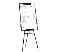 Tableau blanc magnétique, effaçable à sec, portable et réglable en hauteur avec trépied- Réglable en hauteur & usage flexible,Support pour tableau blanc, 90 x 60 cm (Blanc)