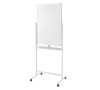 Tableau blanc magnétique LogiLink EO0063 600x900mm portable avec plateau porte-stylos aluminium