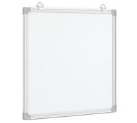 vidaXL Tableau blanc magnétique 40x40x1,7 cm – effaçable à sec, cadre en aluminium