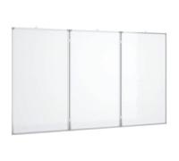 vidaXL Tableau blanc magnétique pliable 180x100x1,7 cm Aluminium
