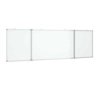 vidaXL Tableau blanc magnétique pliable 200x60x1,7 cm Aluminium