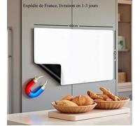Tableau Blanc Magnétique pour Frigo 60*42cm Tableau Aimanté pour Mémos Tableau Planificateur Aimanté Pour Réfrigérateur