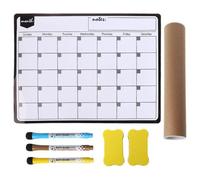 Tableau Blanc Magnétique Pour Réfrigérateur A3 Q1jc, Planificateur Mensuel, Aimant Pour Dessiner Des Messages, Pad De Rappel Q1jc