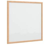 Tableau blanc magnétique - vidaXL - 40x40 cm - Effaçable à sec - Cadre en bois de pin massif - Blanc - Montage mural