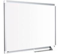 Tableau Blanc Maya New Generation, Non Magnétique, Surface Tôle Émaillée Blanche, Cadre En Aluminium Gris, 60 X 45 Cm